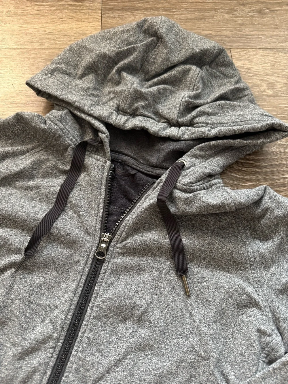 Lululemon Split Hoodie Heathered Speckled Black